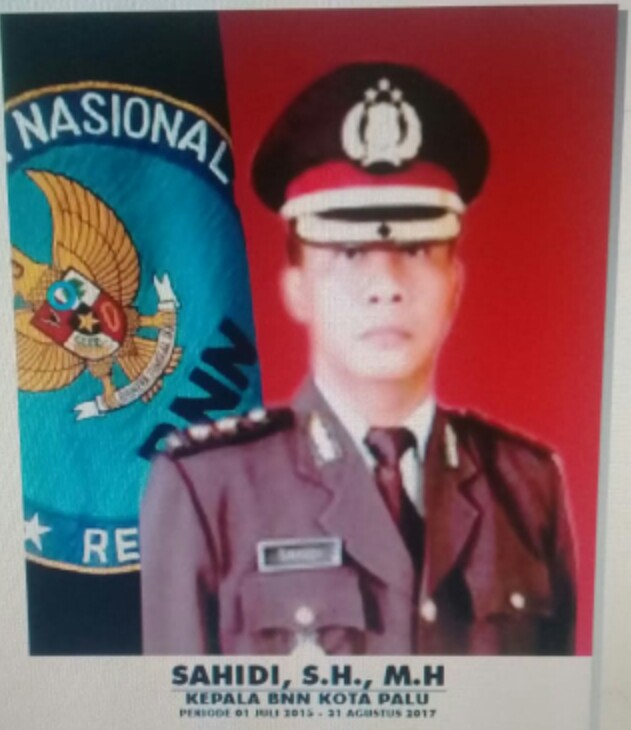 Kepala BNN Kota Palu