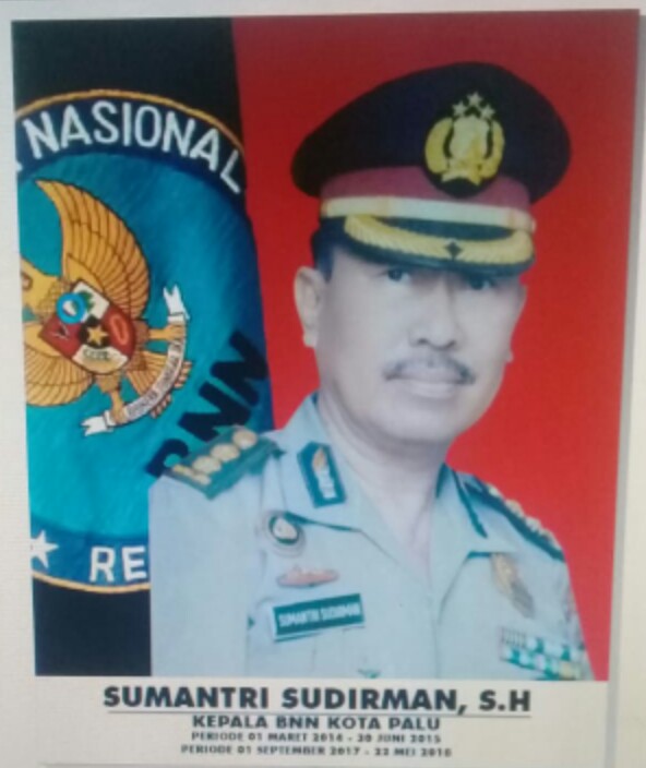 Kepala BNN Kota Palu