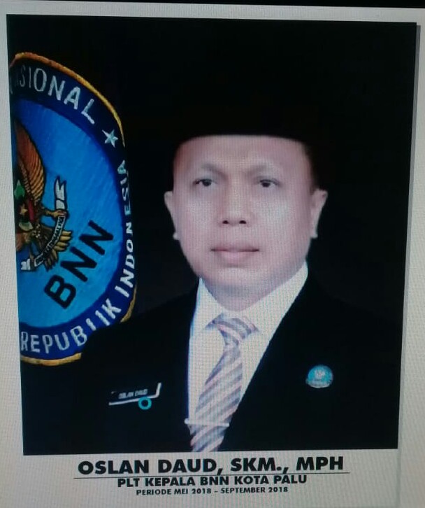 Kepala BNN Kota Palu