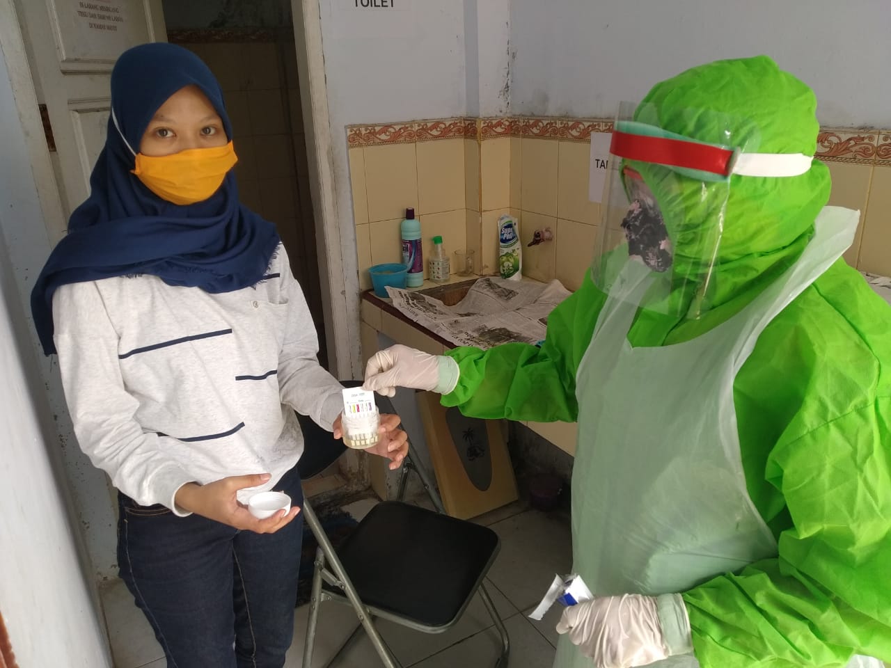 Kegiatan Pelayanan Penerbitan Surat Keterangan Hasil Pemeriksaan Narkotika.