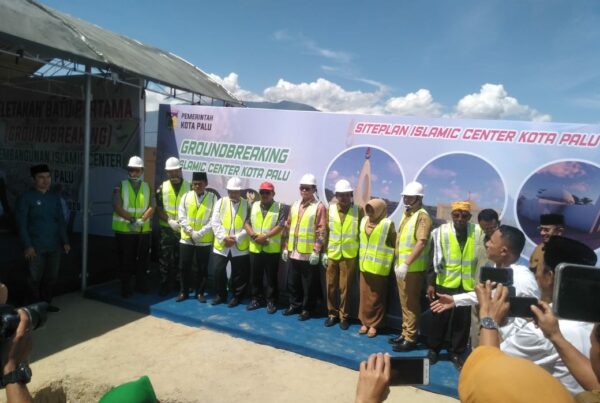 Kegiatan Menghadiri Undangan Peletakan Batu Pertama (Graoundbreaking) Pembangunan Islamic Centre Kota Palu