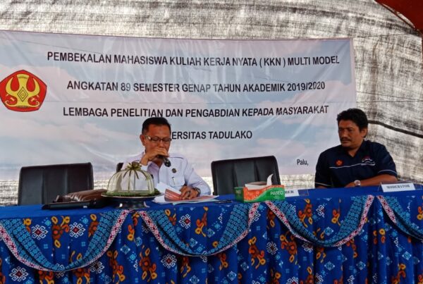 Kegiatan Kepala Badan Narkotika Nasional Kota Palu Melakukan Penyuluhan Kepada Mahasiswa KKN Universitas TadulakoPalu