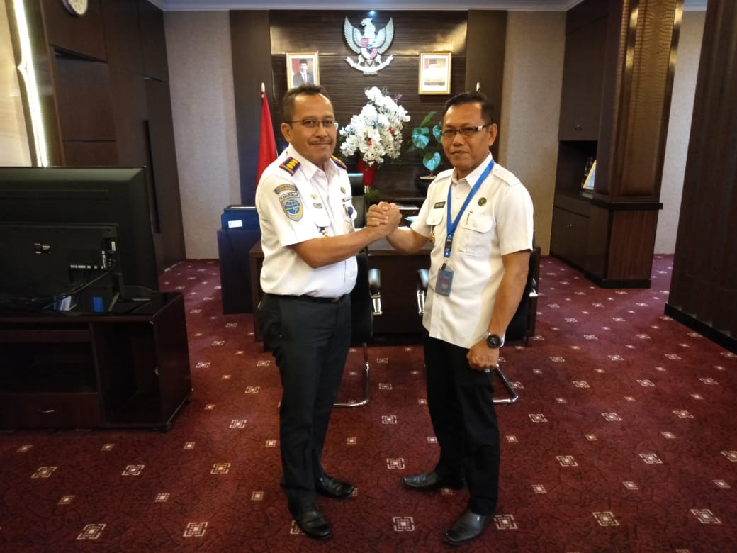 Kegiatan Kepala Badan Narkotika Nasional Kota Palu AKBP ABIRE Berkoordinasi dan Silaturahim Dengan Kepala Bandara Mutiara Sis aljufi Palu