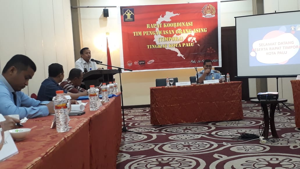 Kegiatan Menghadiri Undangan Rapat Koordinasi dari Kanto Imigrasi Kelas I TPI Palu