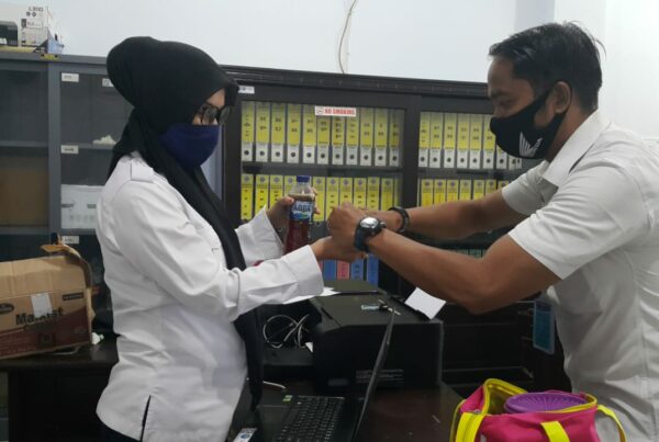 Kegiatan Pembagian Rapat dilingkungan BNN Kota Palu