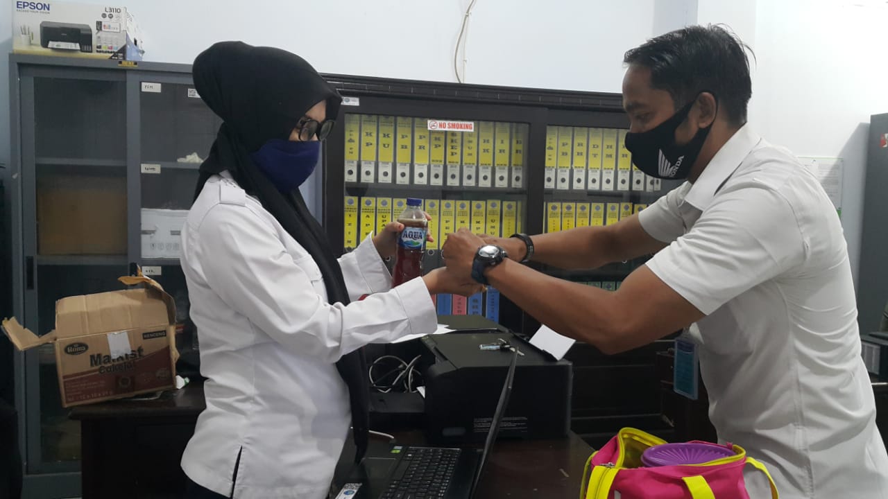 Kegiatan Pembagian Rapat dilingkungan BNN Kota Palu
