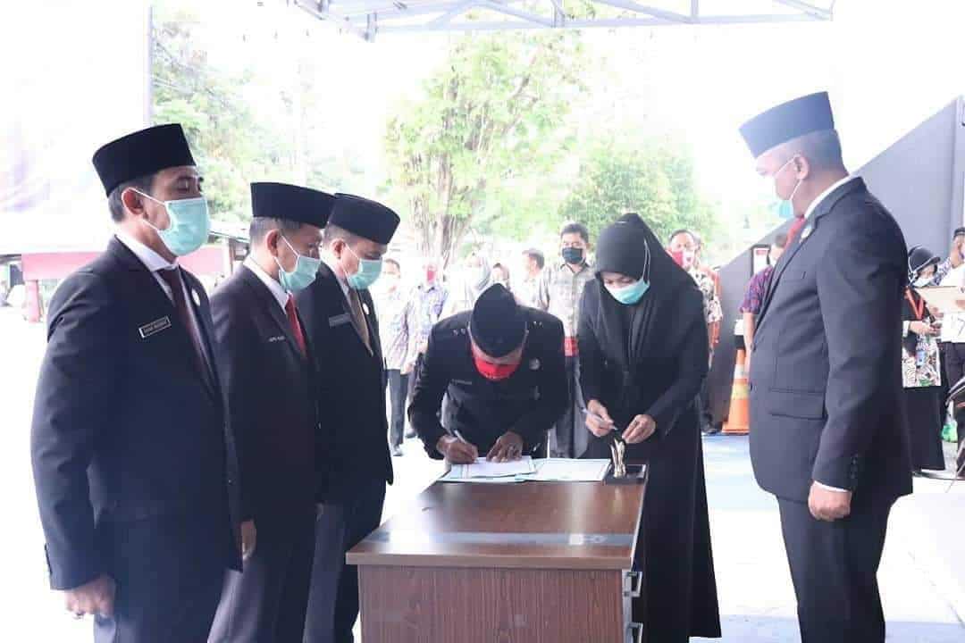Pelantikan Kepala Badan Narkotika Nasional Kota Palu
