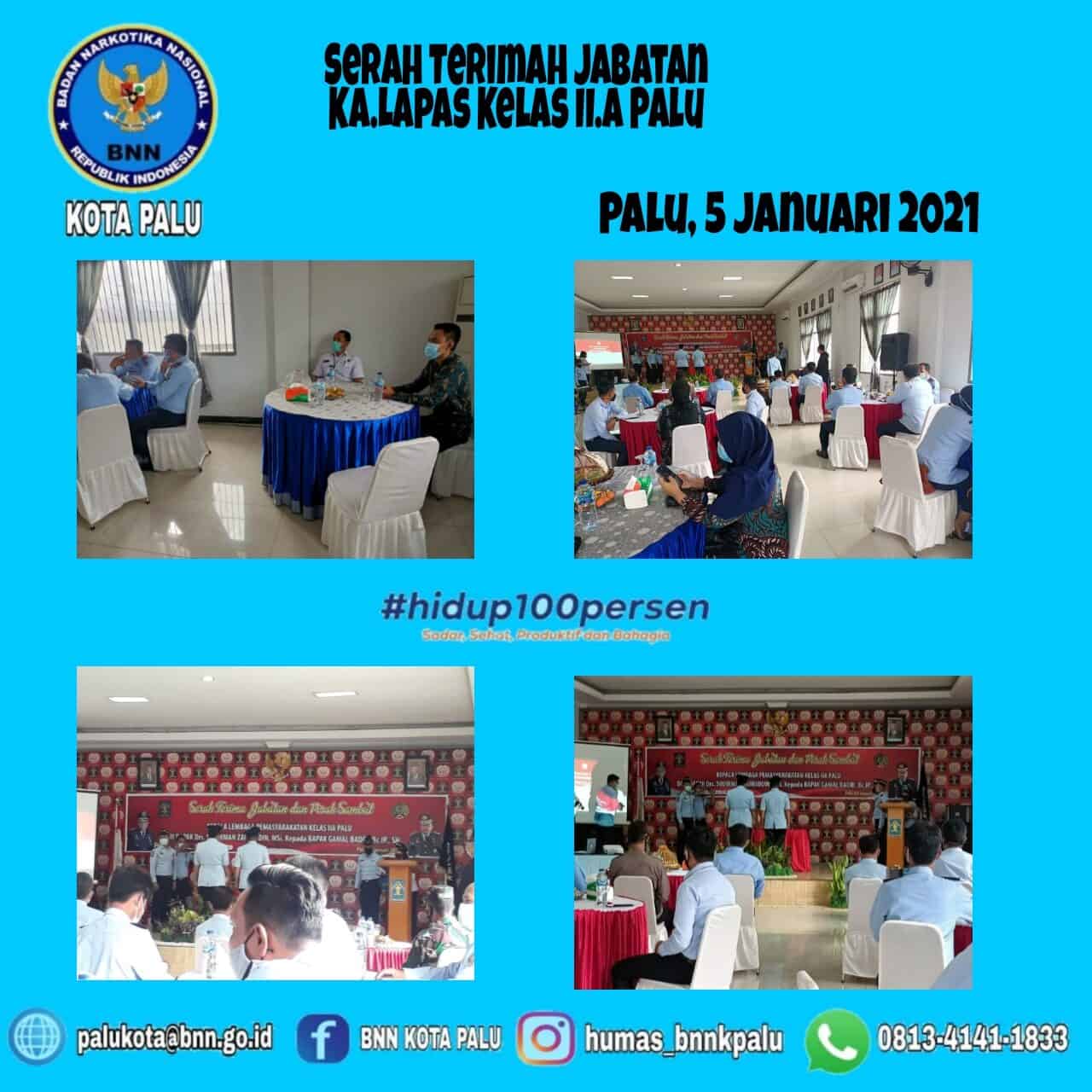 Kegiatan Menghadiri Undangan Serah Terima Jabatan Kepala Lapas Kelas II Palu