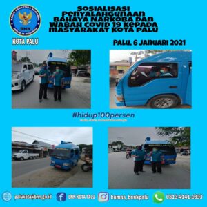 BNN Kota Palu Melaksanakan Penyuluhan di Lingkungan Masyarakat Kelurahan Lasoani