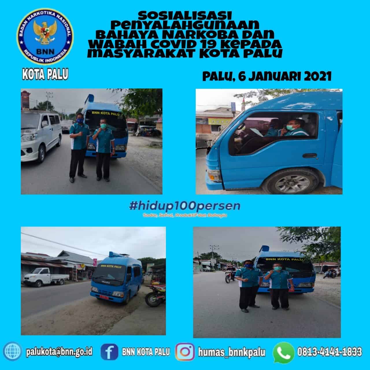 BNN Kota Palu Melaksanakan Penyuluhan di Lingkungan Masyarakat Kelurahan Lasoani