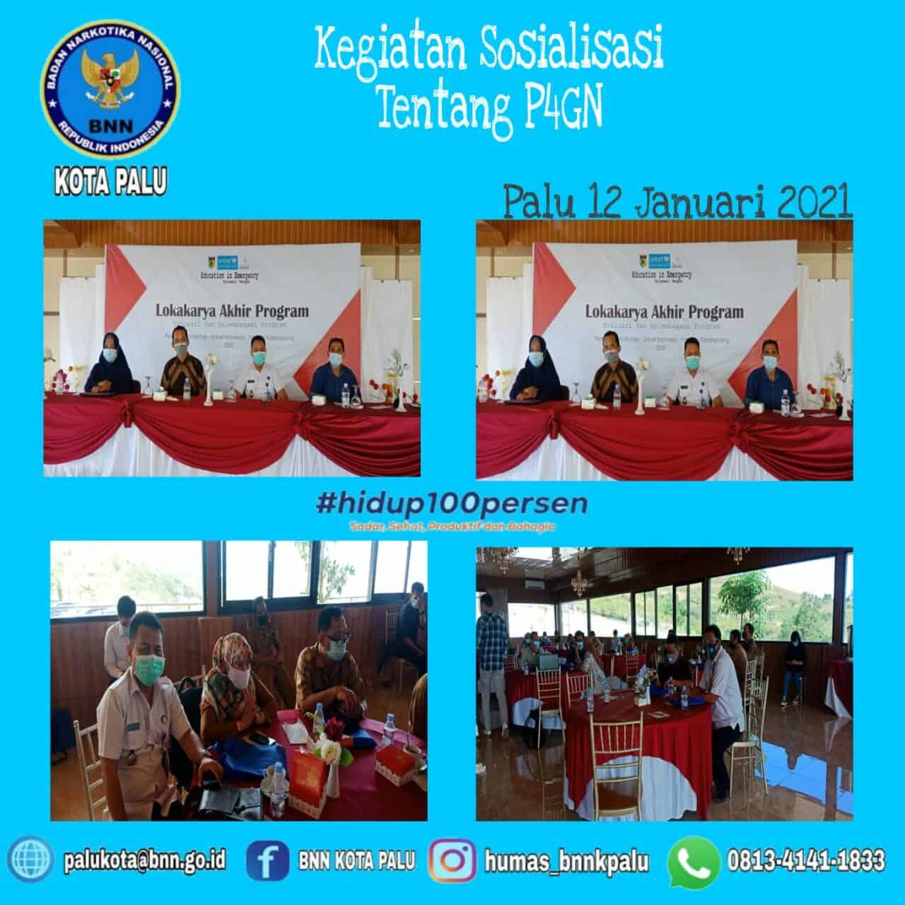 Kepala Badan Narkotika Nasional Melakukan Kegiatan Sosilaisasi Tentang P4GN