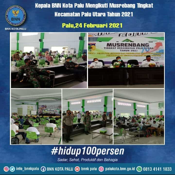 Kepala Badan Narkotika Nasional Melaksanakan Kegiatan Penandatanganan Denga Cafe Tanaris Palu