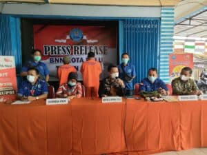 Baadan Narkotika Nasional Kota palu Melakukan Kegiatan Press Realese