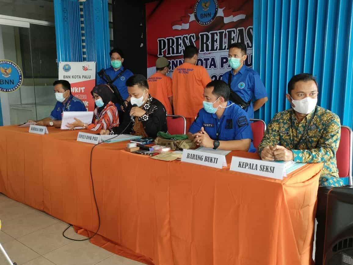 BNN Kota Palu Rilis Progres Kerja Semester Pertama 2021