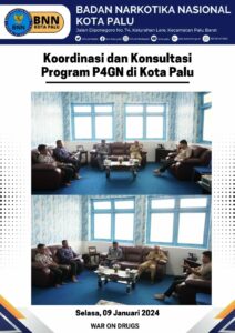 Kegiatan Koordinasi dan Konsultasi Badan Narkotika Kota Palu dan Kepala Kesbangpol