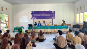 Badan Narkotika nasional Kota Palu Melaksanakan Sosialisasi P4GN pada kegiatan LDKS Osis SMAN 8 Palu